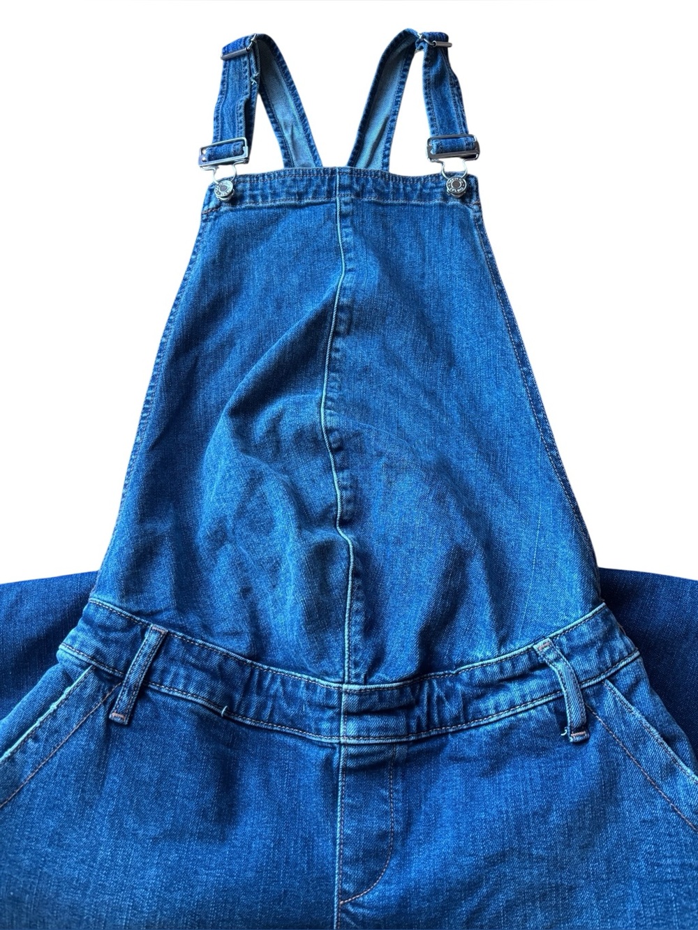 Gap Maternity Denim Overalls Medium Blue Wash